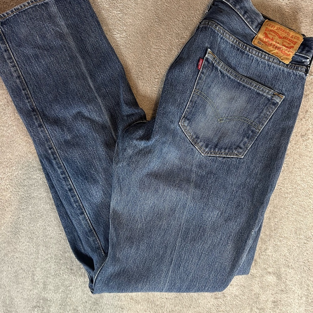 Levi's Blue Straight Jeans Classic Style